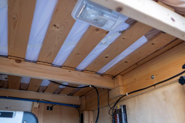 How To Build A Bed In A Cargo Van Camper Van Traveler