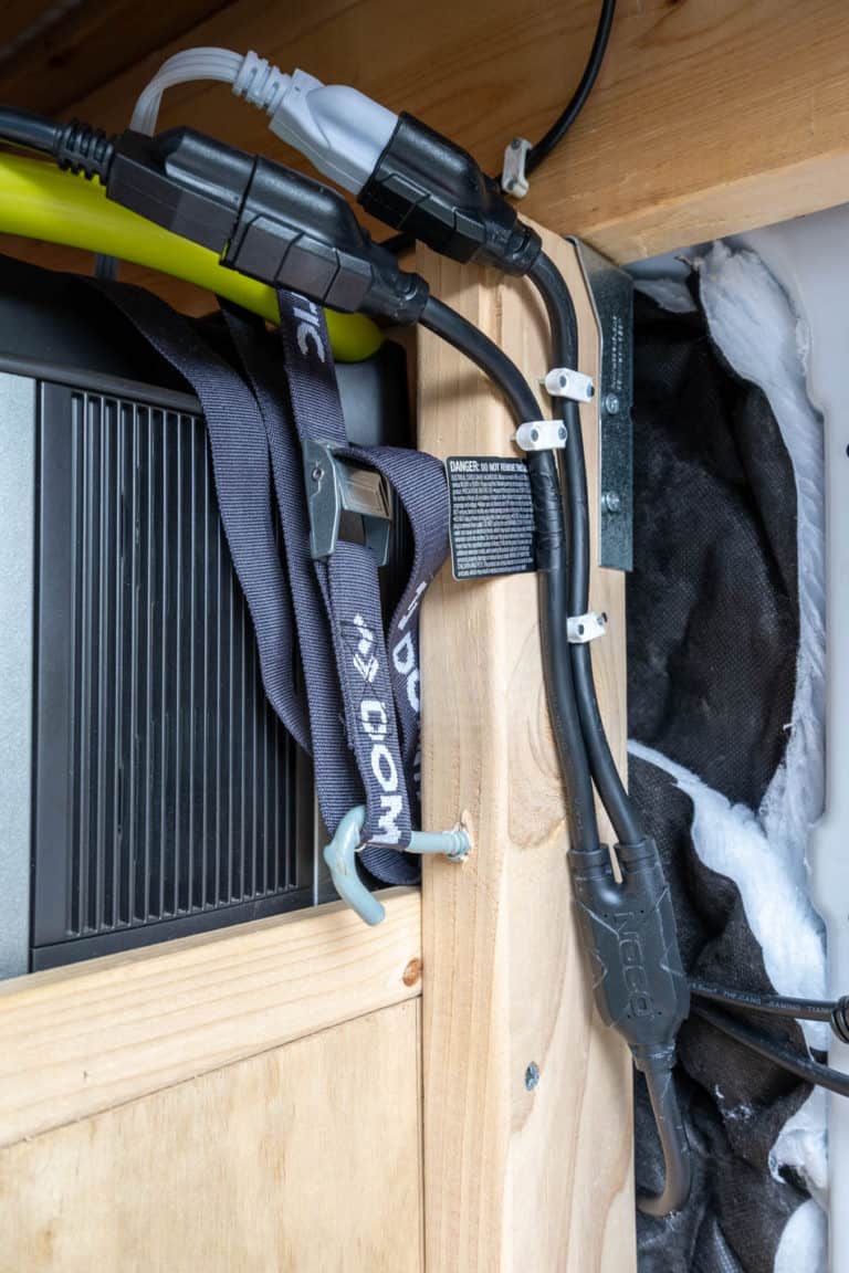 Van Conversion Simple Shore Power DIY Solution Camper Van Traveler