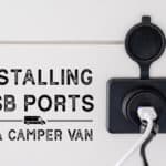 Adding USB ports to camper